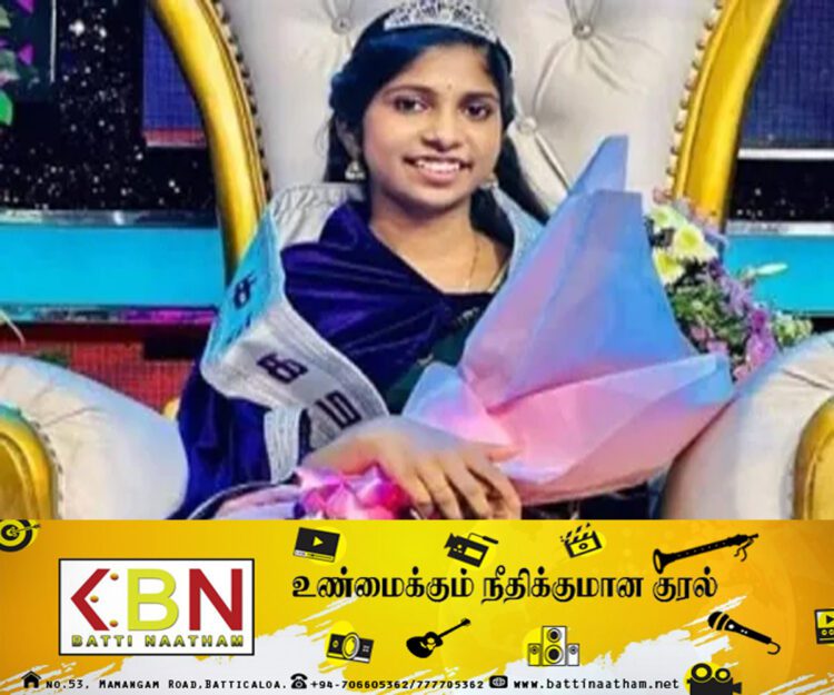 சரிகமப இறுதி சுற்று போட்டிக்குள் ஈழத்து குயில்!