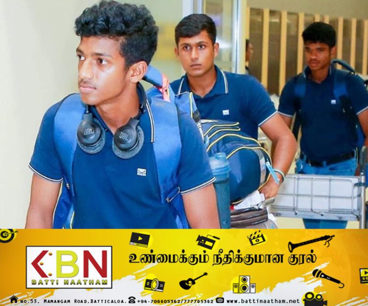 19 வயதுக்கு உட்பட்டோருக்கான ஆசிய கிண்ண கிரிக்கெட் குழாமில் சாருஜன் சண்முகநாதன்!