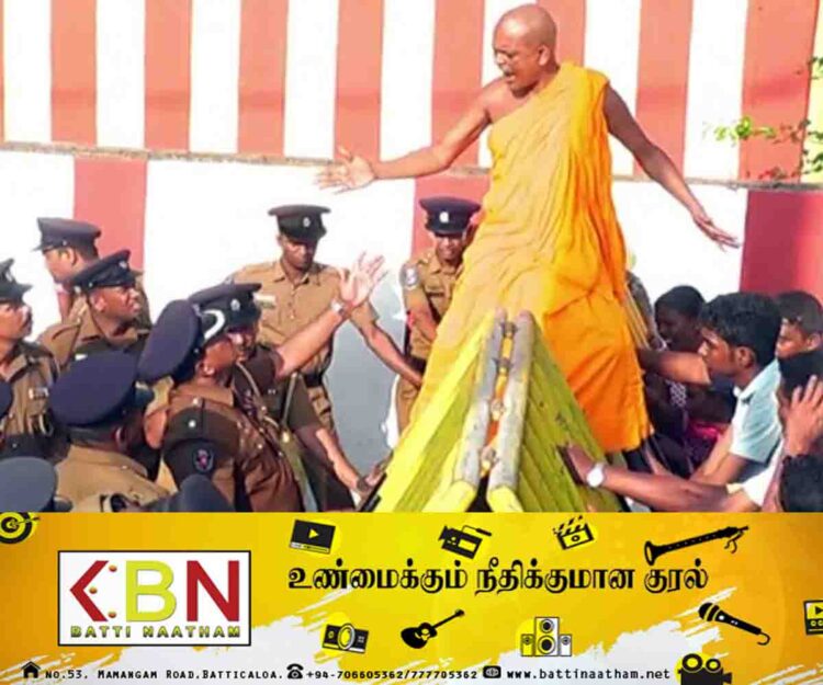 அம்பிட்டிய சுமனரத்ன தேரர் உள்ளிட்ட நால்வருக்கு பிணையில் செல்ல அனுமதி; மட்டு நீதவான் நீதிமன்றம் உத்தரவு!