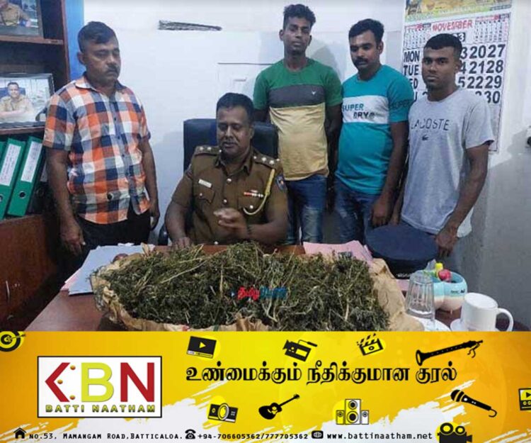மட்டக்களப்பில் 1 கிலோ கஞ்சாவுடன் பெண்ணொருவர் கைது!