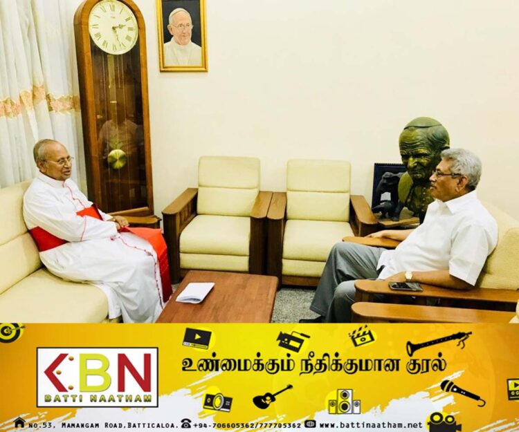 அலி சப்ரிக்கு பதவி வழங்கக் கூடாது; கோட்டாவிடம் கூறிய பேராயர்!