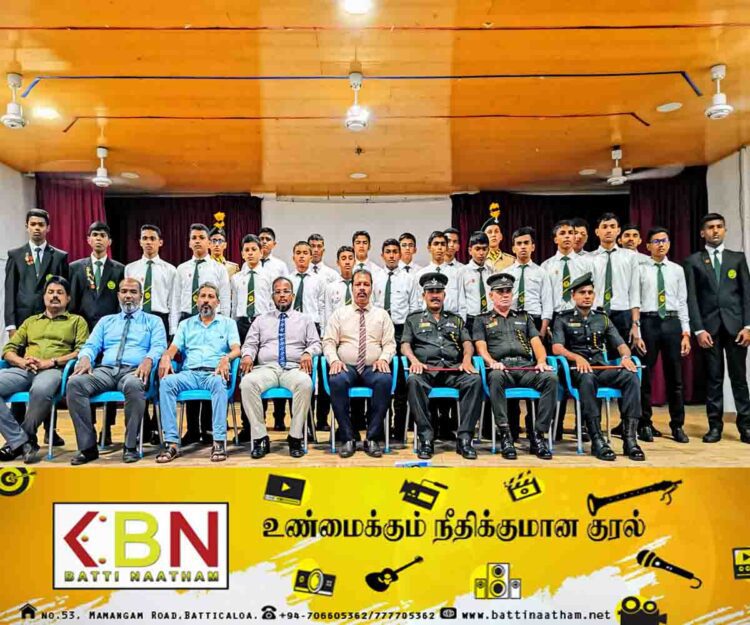 கல்முனை ஸாஹிரா தேசிய பாடசாலையின் கடேட் மாணவர்களுக்கு பாராட்டு!