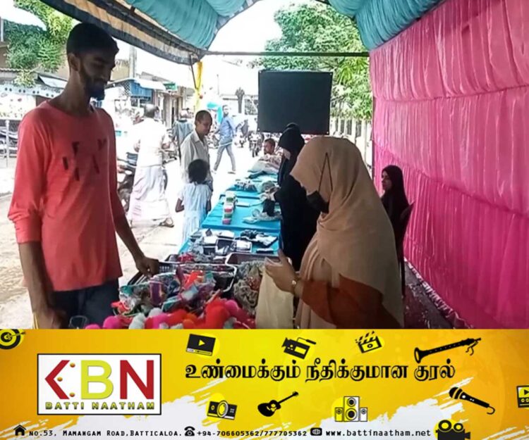 மட்டக்களப்பு காத்தான்குடியில் சிறுதொழில் விற்பனைக் கண்காட்சி!