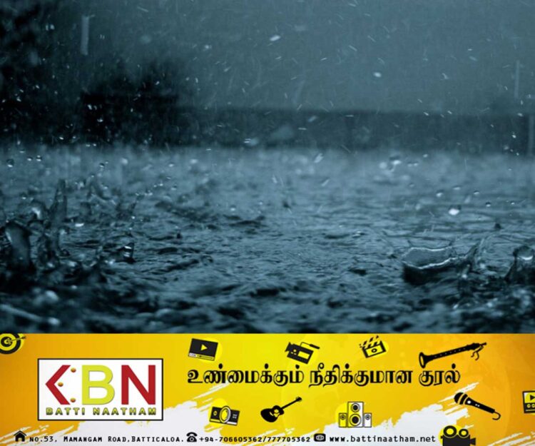 நாட்டின் பல பகுதிகளில் இன்றிரவும் மழை; வளிமண்டலவியல் திணைக்களம் தகவல்!