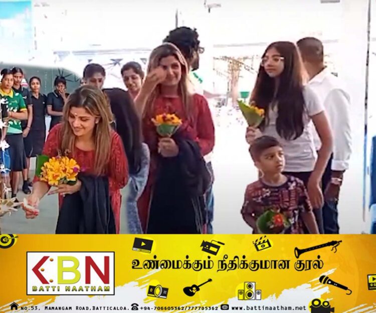 இலங்கைக்கு விஜயம் செய்துள்ள பிரபல தென்னிந்திய நடிகை ரம்பா!