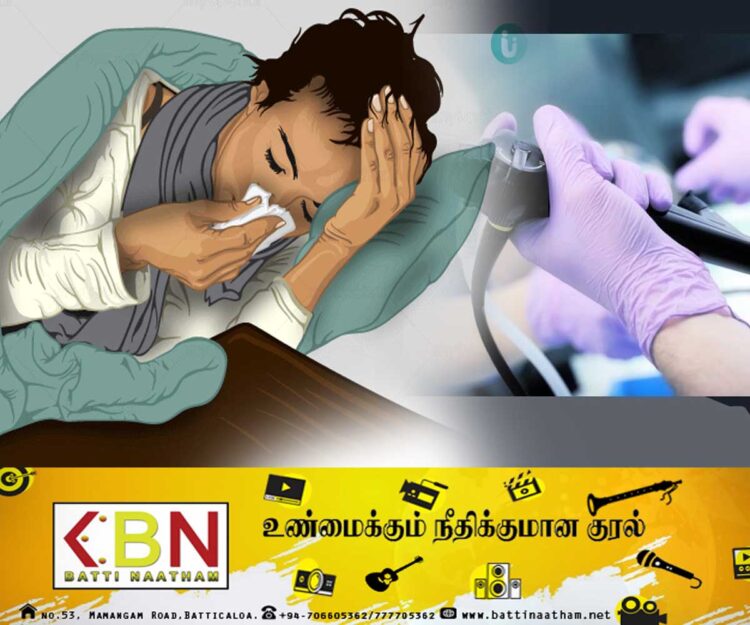 நாசியிலிருந்து நீர் வடிதல் பிரச்சினை; பரிசோதித்த வைத்தியர்களுக்கு அதிர்ச்சி!