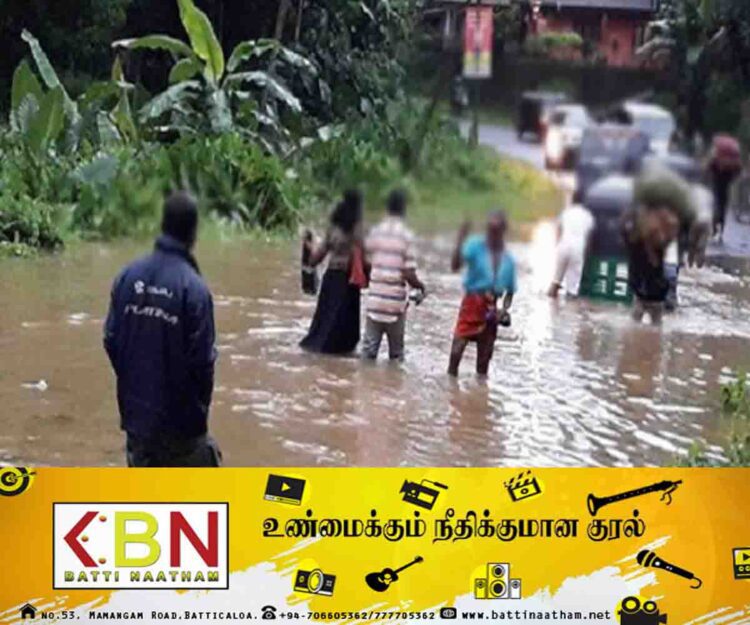 நாட்டில் நிலவும் சீரற்ற காலநிலையால் 123 குடும்பங்கள் பாதிப்பு!