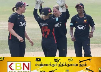 இங்கிலாந்தின் கலகமட்ட கிரிக்கெட் அணியில் யாழ் யுவதி!