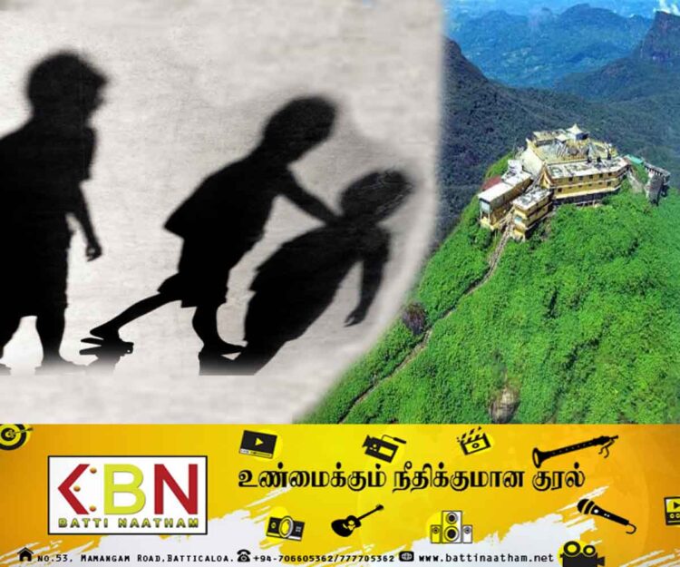மூன்று குழந்தைகளை தனியாக வீட்டிற்குள் வைத்து பூட்டிவிட்டு சிவனொளிபாதமலைக்கு யாத்திரை சென்ற தம்பதியினர் பொலிஸாரால் கைது!