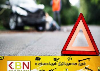விபத்தை ஏற்படுத்திவிட்டு தப்பிச்செல்ல முயன்ற சாரதி உட்பட நால்வர் பொலிஸாரால் கைது!