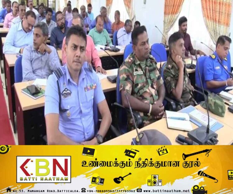 பருவப் பெயர்ச்சி காலநிலை மற்றும் அனர்த்த அபாயம் தொடர்பில் மட்டக்களப்பு மாவட்ட செயலகத்தில் கலந்துரையாடல்!