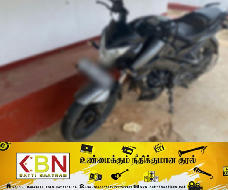 சம்மாந்துறையில் திருடப்பட்ட மோட்டார் சைக்கிள் மீட்பு; சந்தேக நபர் ஒருவர் கைது!