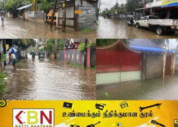 ஜெயந்திபுரம் பிரதான வீதி நீரில் மூழ்கியது!