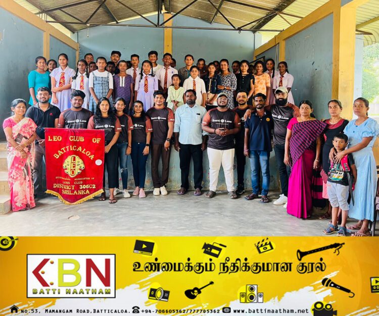 மட்டக்களப்பு லியோ கழக உறுப்பினர்களால் தாண்டியடி மகா வித்தியாலய மாணவர்களுக்கு கற்றல் உபகரணங்கள் வழங்கி வைப்பு!