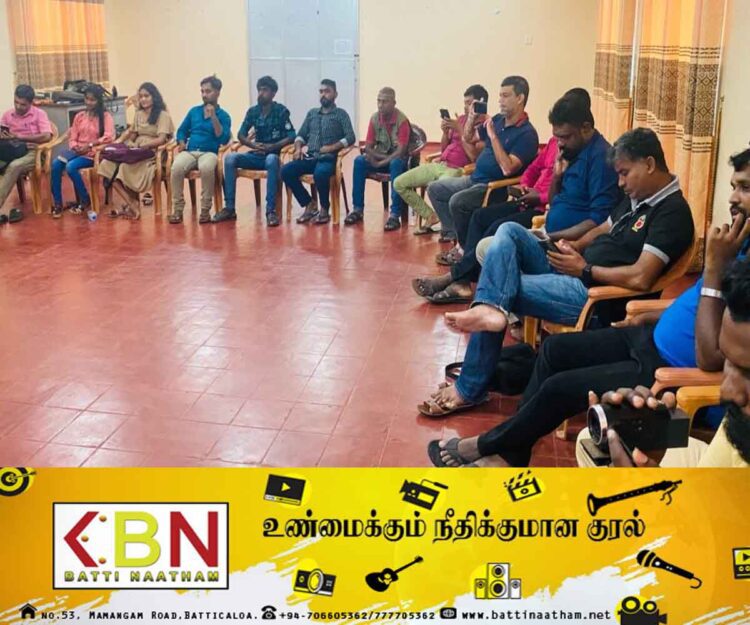 அகம் மனித வள நிலையத்தின் ஏற்பாட்டில் மட்டக்களப்பில் ஊடகவியலாளர்களுக்கான ஒன்றுகூடல் நிகழ்வு!