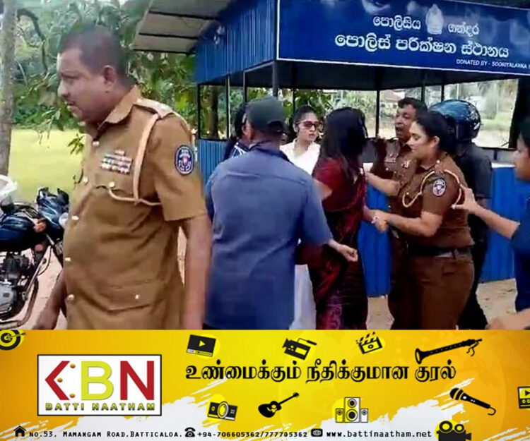 பெண் பொலிஸ் உத்தியோகத்தரை தாக்கிய பெண் கைது!
