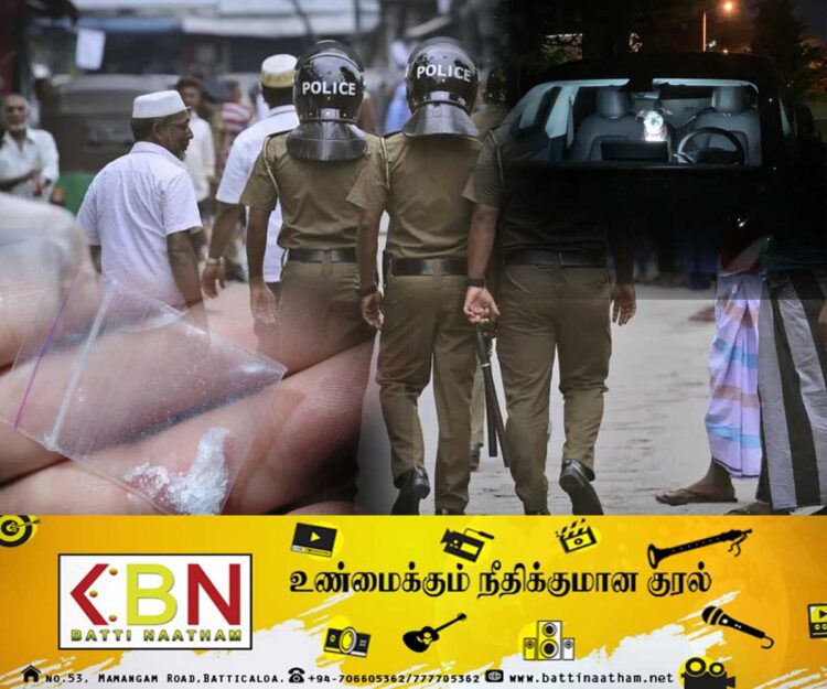 ஐஸ் போதைப்பொருள் கடத்தல்; பொலிசாரை பயமுறுத்த நாயை பயன்படுத்தியவர்கள் கைது!