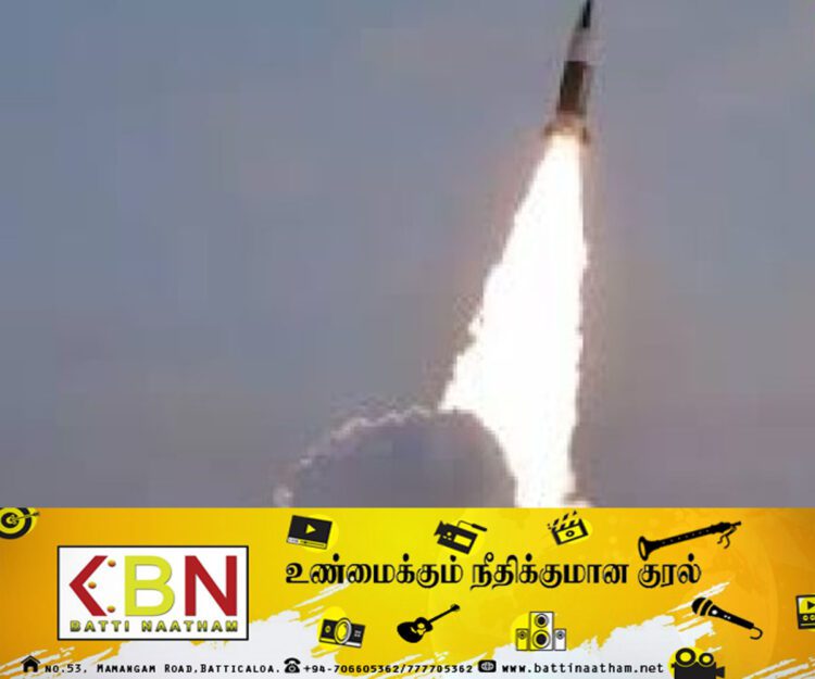 மீண்டும் ஏவுகணை சோதனை செய்த வடகொரியா; சர்வதேச ஊடகங்கள் வெளியிட்டுள்ள செய்தி!