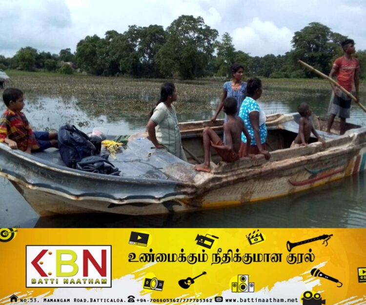 தொடர் மழை காரணமாக வாகரை கல்லரிப்பு பிரதேச மக்கள் பெரும் பாதிப்பு!