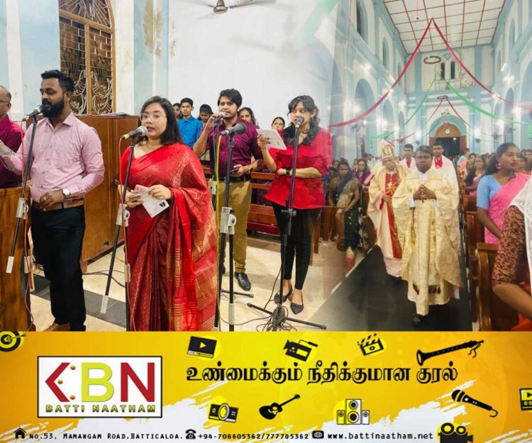 மட்டு புளியந்தீவு புனித மரியாள் பேராலயத்தில் புதுவருட பிறப்பு சிறப்பு வழிபாடுகள்!