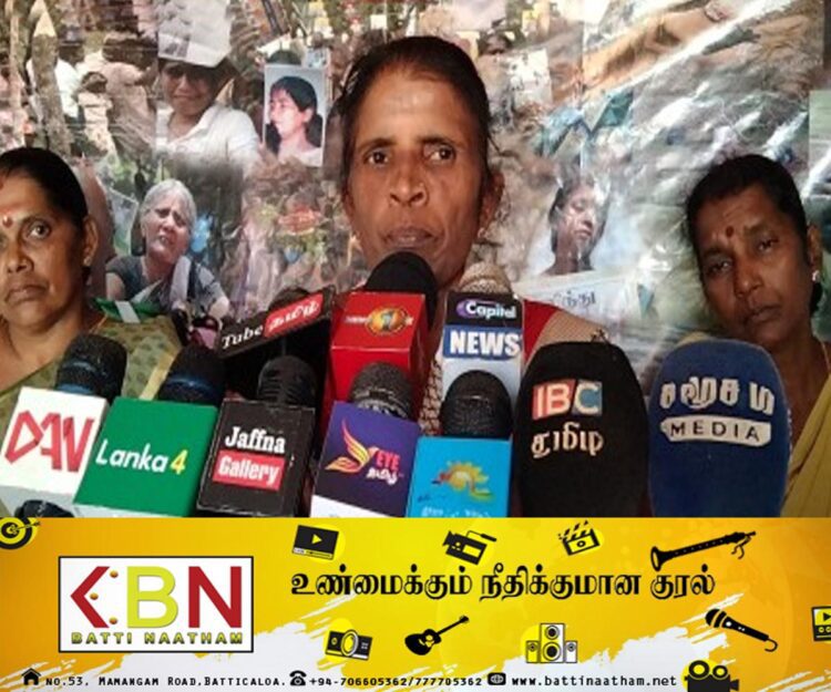 நீதி கிடைக்காததால் தான் தெருவில் நிற்கின்றோம்; காணாமல் ஆக்கப்பட்ட உறவுகள் சங்கத்தலைவி கனகரஞ்சினி ஆதங்கம்!