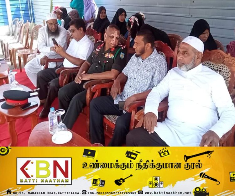காத்தான்குடி வறிய குடும்பத்திற்கு இலங்கை இராணுவத்தின் உதவியுடன் வீடு நிர்மாணம்!