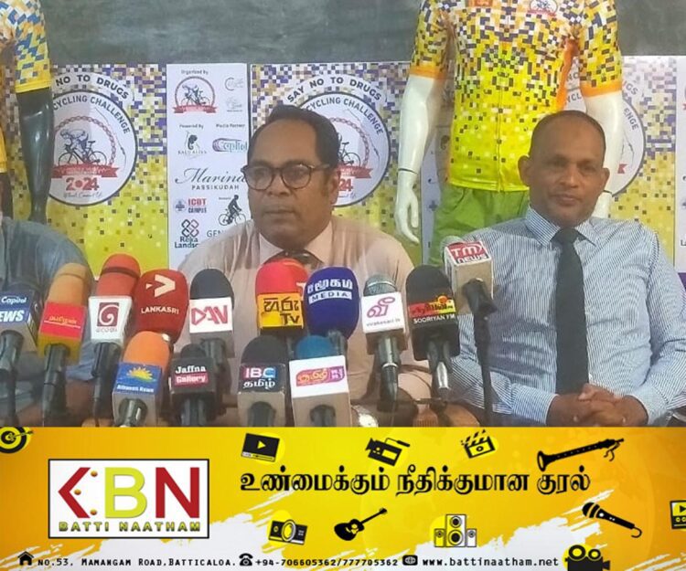 ‘போதையற்ற தேசத்தை உருவாக்குவோம்’ ; பொத்துவில் தொடக்கம் பாசிக்குடா வரை விழிப்புணர்வு சைக்கிள் ஓட்டம்!