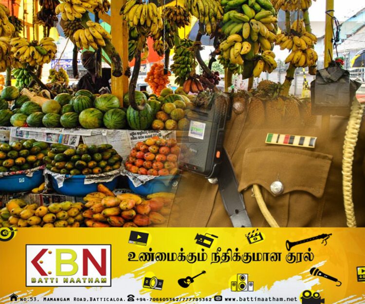 மாம்பழத்தின் விலையை குறைத்து கேட்ட பொலிஸ்; மறுத்த பெண் மீது தாக்குதல்!