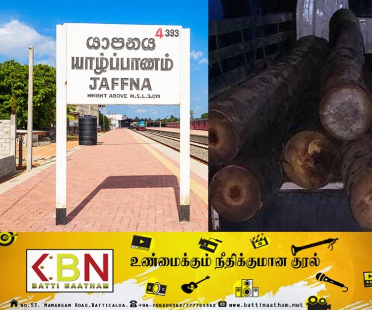 பனைமரக் குற்றி ஏற்றி சென்றவர் கைது!