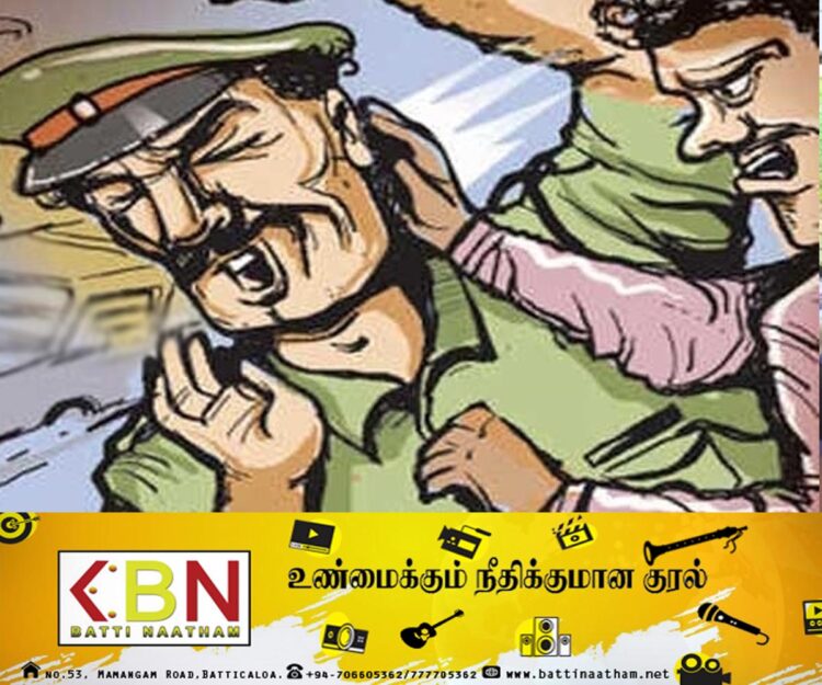 மோட்டார் சைக்கிளை சோதனையிட்ட பொலிஸ் உத்தியோகத்தர்கள் மீது தாக்குதல்; இரு பொலிஸார் உட்பட நால்வர் வைத்தியசாலையில்!