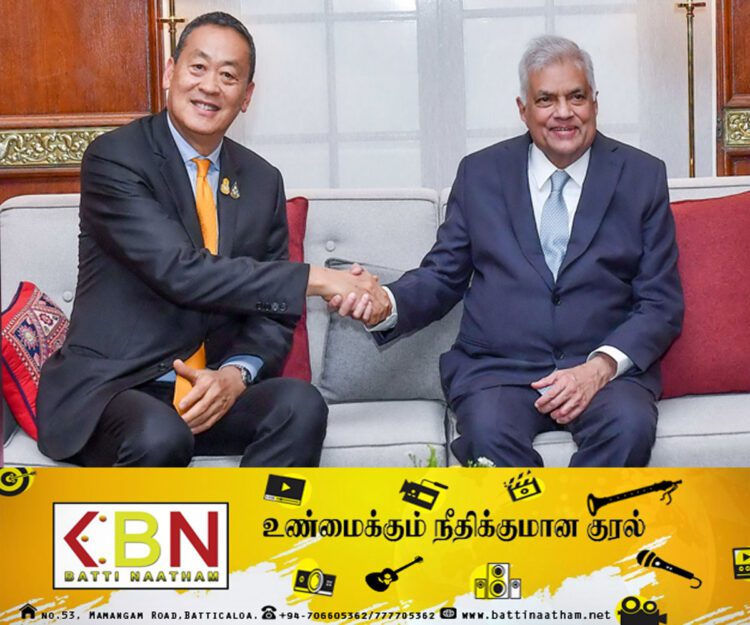 இலங்கை – தாய்லாந்து சுதந்திர வர்த்தக ஒப்பந்தம் கைச்சாத்து!