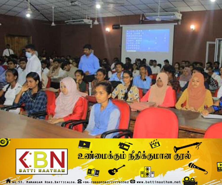 திருமலையில் தேசிய இளைஞர் சேவைகள் மன்றத்தின் ஏற்பாட்டில் இளைஞர் யுவதிகளுக்கான தொழிற்சந்தை!