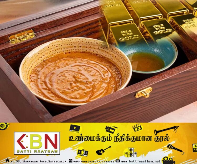பருப்புக்கறிக்கு நெய்யுடன் கலக்கப்படும் தங்கம்; வைரலாகும் துபாய் உணவகம்!