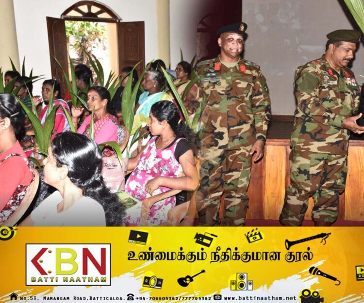 கொக்கட்டிச்சோலை கர்ப்பிணி தாய்மார்களுக்கு இராணுவத்தினரால் போசாக்கு உலருணவு பொதிகள் வழங்கி வைப்பு!