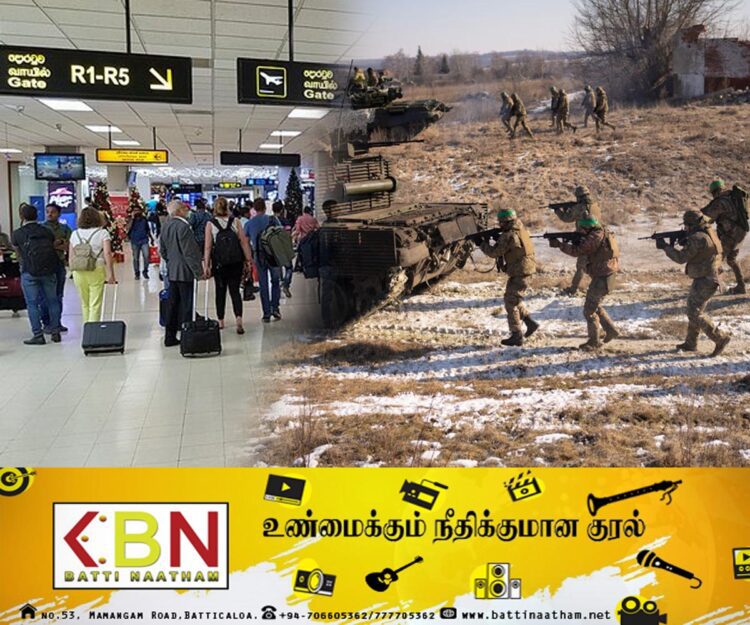 தொழிலாசை காட்டி ரஷ்யப் போருக்கு அனுப்பப்படவிருந்த இலங்கையர்கள்; கட்டுநாயக்க விமான நிலையத்தில் தப்பியோட்டம்!