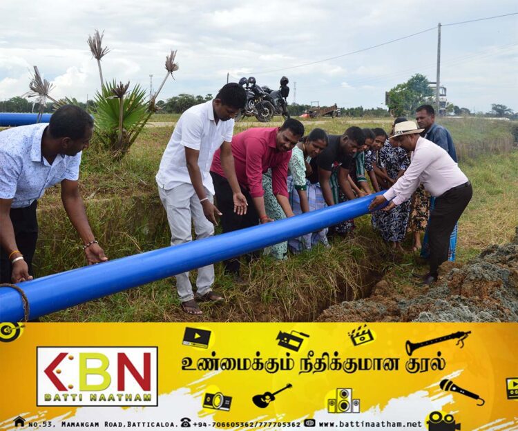 வேத்துச்சேனைக் கிராம மக்களுக்கு சுத்தமான குடி நீர் வழங்க சாணக்கியன் நடவடிக்கை !