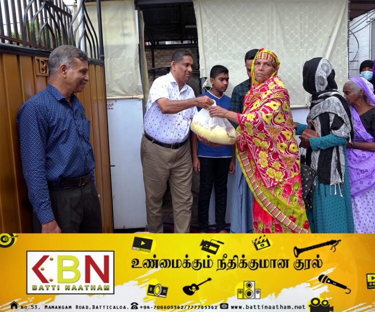 மட்டக்களப்பில் வறிய குடும்பங்களுக்கு ரமழான் நிவாரண உதவி வழங்கி வைப்பு!