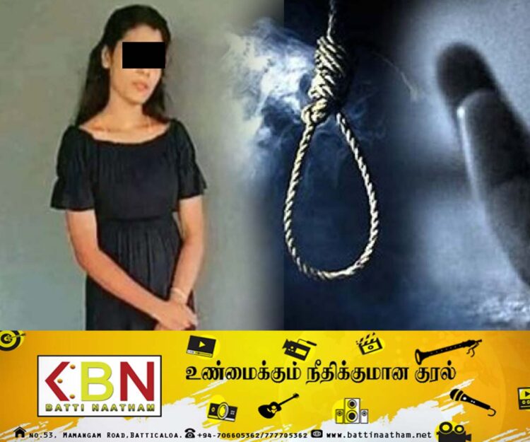 தூக்கில் தொங்கிய நிலையில் இளம் யுவதியின் சடலம் மீட்பு; தமிழர் பகுதியில் சம்பவம்!