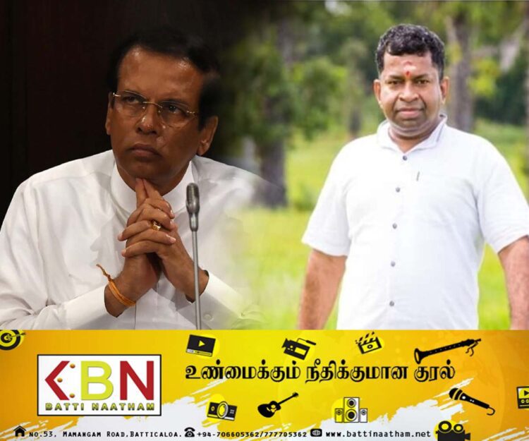 முன்னாள் ஜனாதிபதி ஈஸ்டர் குண்டு தாக்குதலுக்கு ஒத்துழைப்பு வழங்கியுள்ளாரா?; பிள்ளையான் சந்தேகம்!