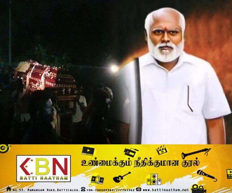 எள்ளங்குளம் மாவீரர் துயிலுமில்ல வளாகத்தில் சாந்தனின் புகழுடல் புதைக்கப்பட்டது!