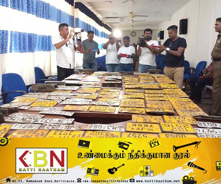மோட்டார் சைக்கிள் திருடி பாகங்களாக விற்ற நால்வர் இலக்கத் தகடுகளுடன் கைது!