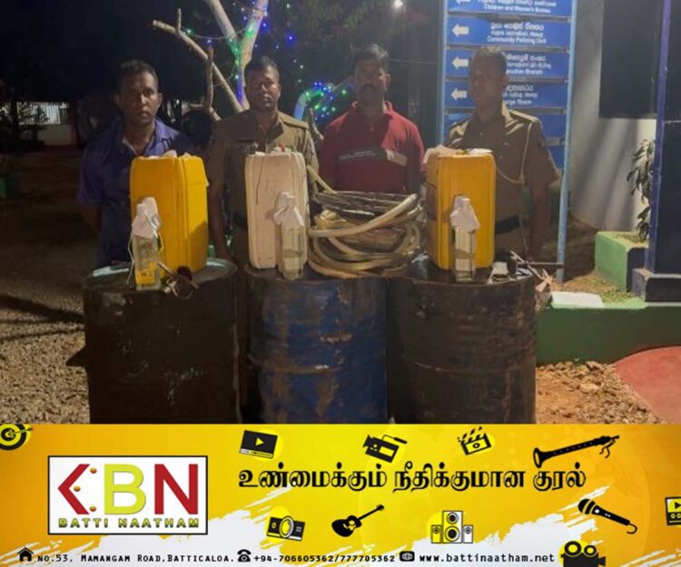 உடையார்கட்டு பகுதியில் கசிப்பு உற்பத்தி நிலையம் முற்றுகை; இளைஞன் ஒருவர் கைது!
