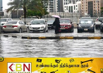 டுபாயில் ஒரே நாளில் கொட்டித்தீர்த்த மழை!
