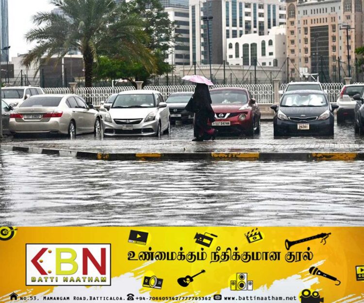டுபாயில் ஒரே நாளில் கொட்டித்தீர்த்த மழை!