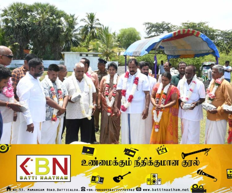 மட்டு செட்டிபாளைய மைதான அரங்கிற்கான அடிக்கல் நாட்டு விழா!