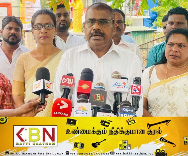 தமிழரசுக்கட்சியே வியாழேந்திரன்- பிள்ளையானுக்கு அரசியல் முகவரி வழங்கியது;அரியநேத்திரன் சுட்டிக்காட்டு!
