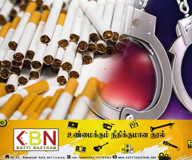 15 ஆயிரம் சட்டவிரோத சிகரெட்டுகளுடன் ஒருவர் கைது!
