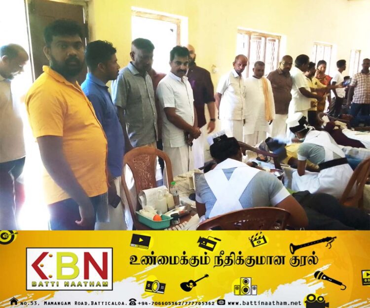 அமரர் தந்தை செல்வாவின் 47 ஆவது நினைவு தினத்தை முன்னிட்டு இரத்ததான நிகழ்வு!