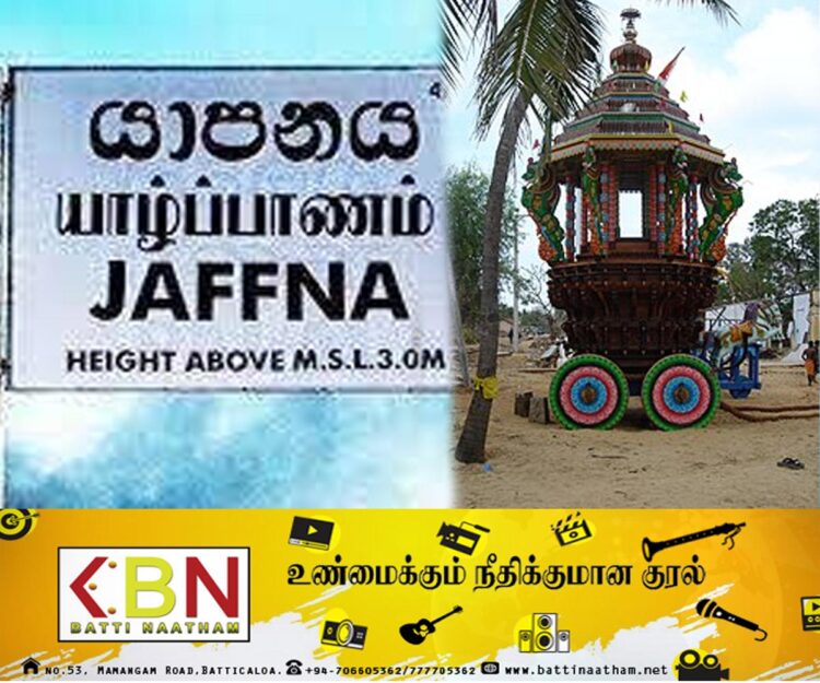 யாழில் தமிழனால் உருவாக்கப்படும் தேர்!