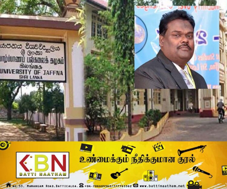 யாழ் பல்கலை உயர் பட்டப்படிப்புகள் பீடாதிபதியாக வேல்நம்பி தெரிவு!